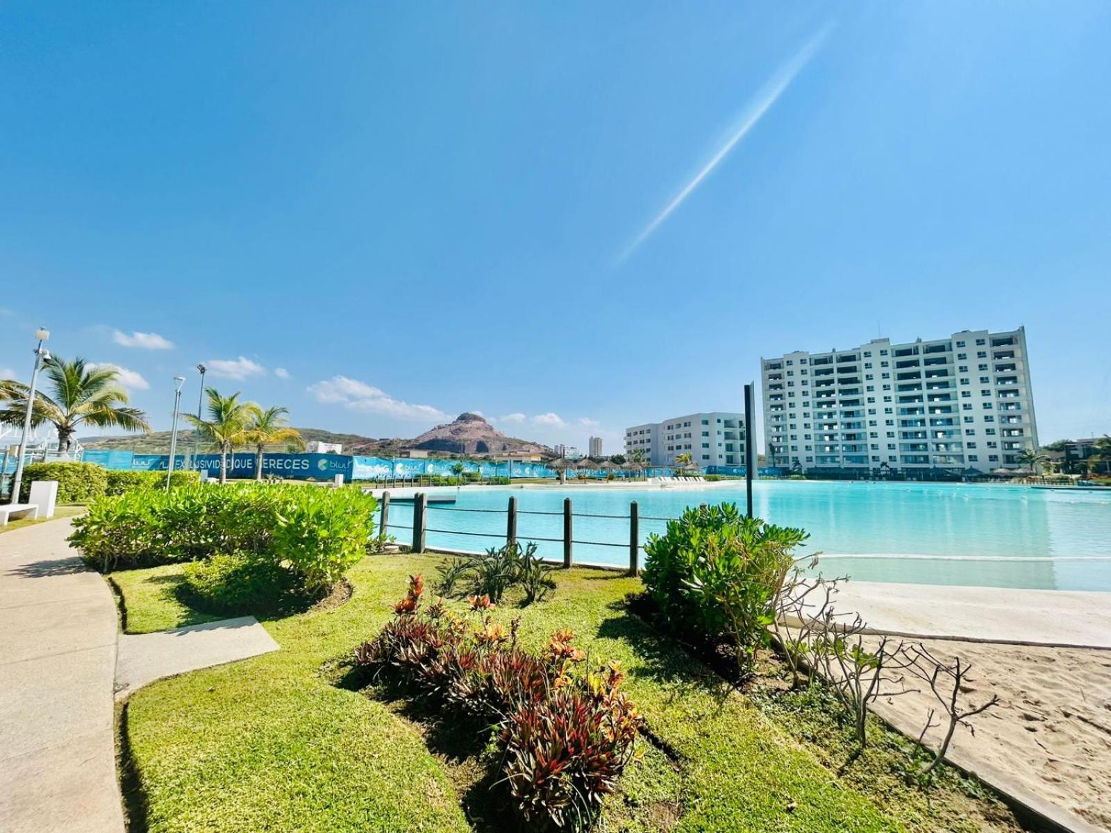 Bluu Lagoon - Depa Enorme Alberca มาซาตลัน ภายนอก รูปภาพ